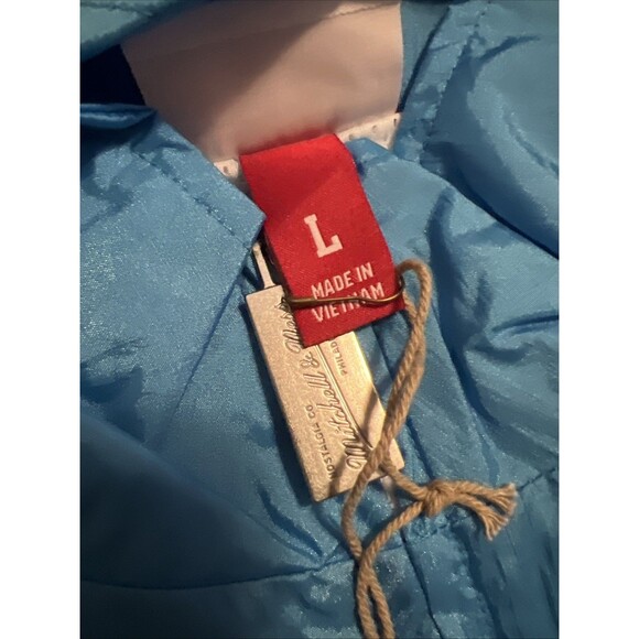 Large Mitchell Ness Jackson State Windbreaker Jacket Mens JSU Tigers - Picture 3 of 9